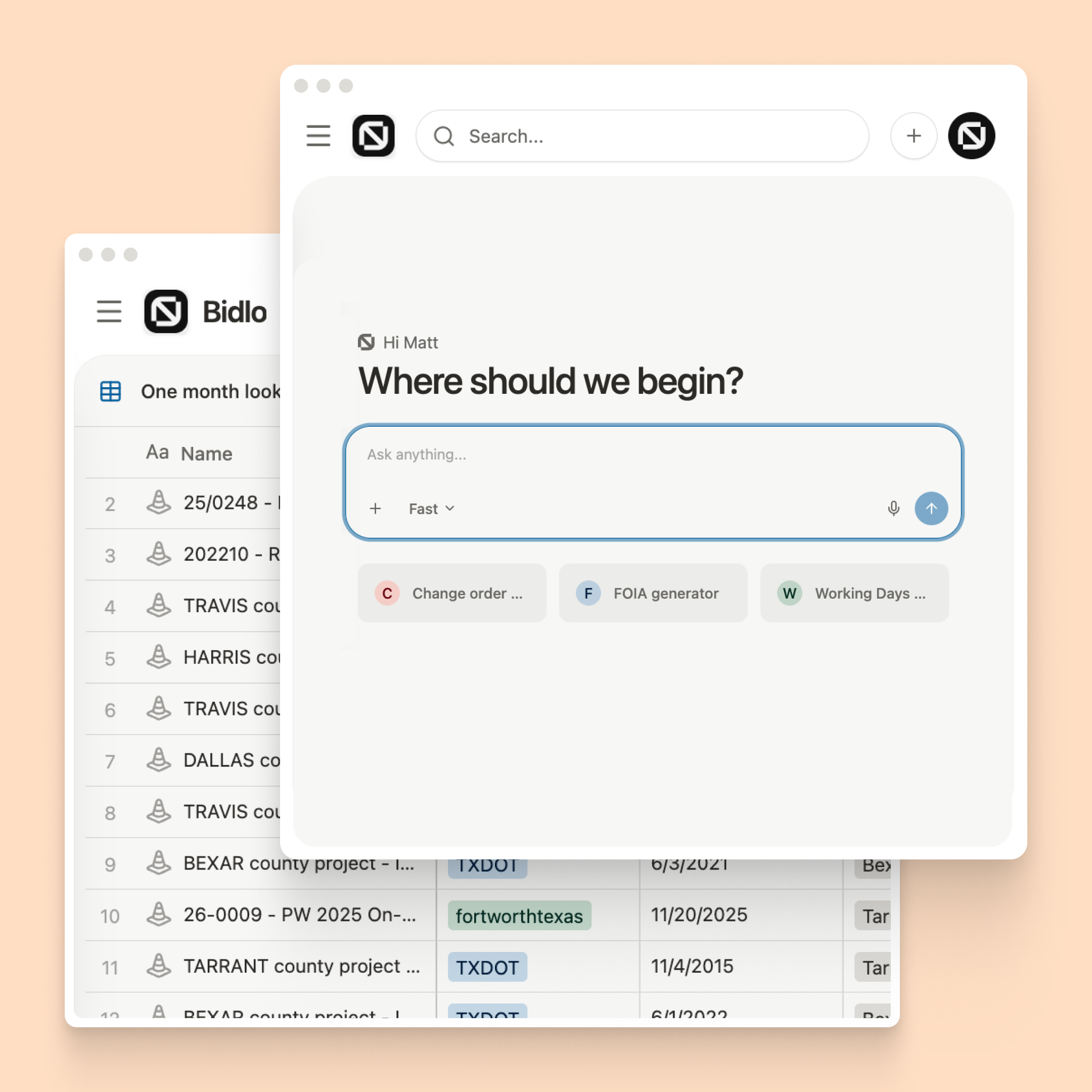 Bidlo platform call to action graphic